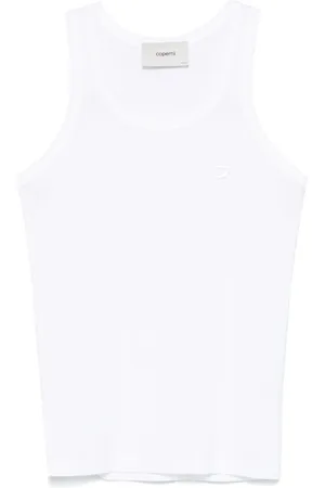 COPERNI Logo-embroidered tank top