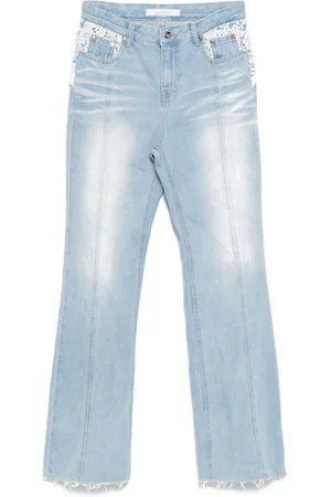 Rokh Lace detailing jeans