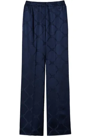 Twin-Set Oval T-jacquard palazzo pants
