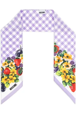 Moschino Floral-print scarf