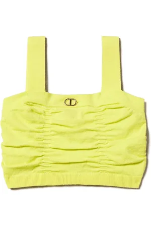 Twin-Set Logo-plaque tank top