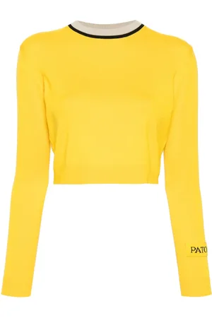 Patou Knitted cropped jumper