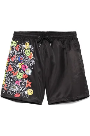 Philipp Plein Printed swim shorts