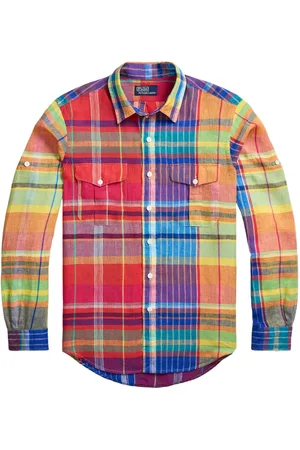 Ralph Lauren Plaid linen shirt