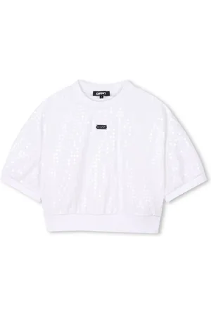 DKNY Sequin-embellished sweatshirt