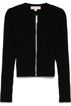 Michael Kors Ribbed zip cardigan
