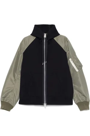 SACAI Panelled hoodie