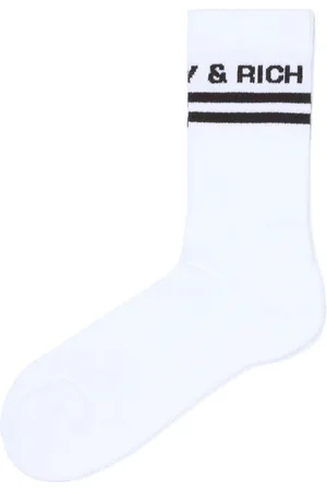 Sporty & Rich Logo-jacquard socks