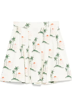The Animals Observatory Graphic-print skirt