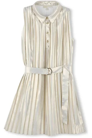 Michael Kors Belted pleated dress