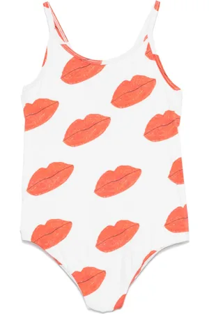 The Animals Observatory Lips-print swimsuit