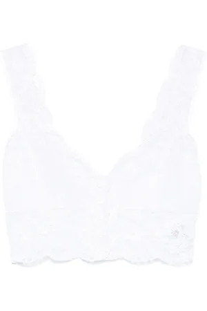 ERMANNO SCERVINO Lace-detail cotton top