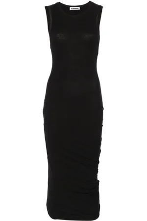 Jil Sander Cotton midi dress