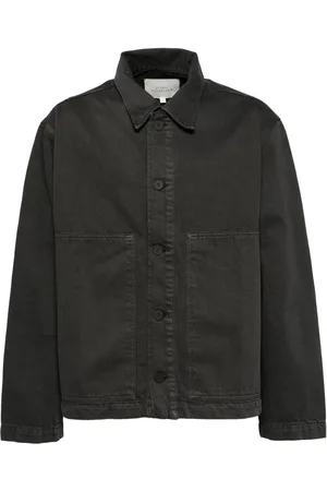 STUDIO NICHOLSON Tarmac graph denim jacket