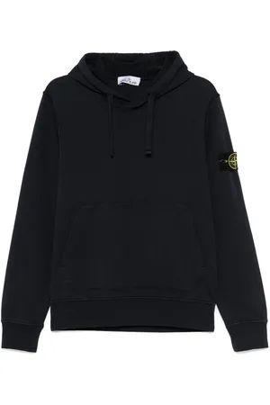 Stone Island Jersey-texture hoodie