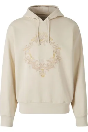 Givenchy Baroque embroidery cotton hoodie