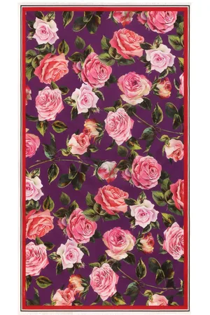 Dolce & Gabbana Rose-print beach sarong