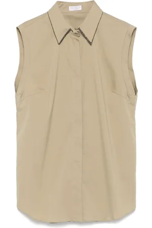 Brunello Cucinelli Monili-chain shirt