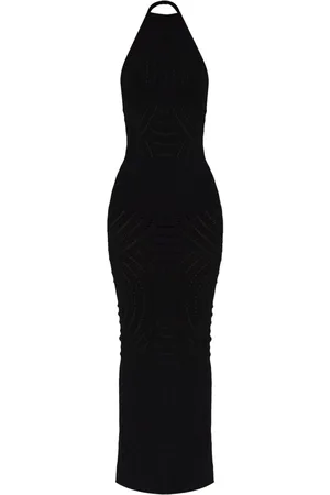 MISBHV Open-knit maxi dress