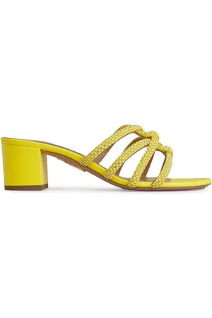 Aquazzura 60mm Moondust mules