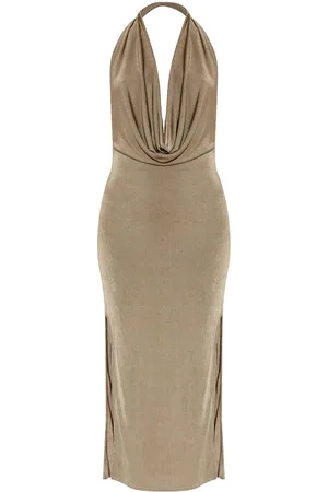MISBHV Cowl-neck midi dress