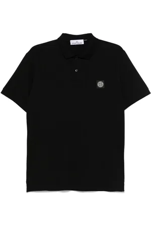 Stone Island Piqué-weave polo shirt