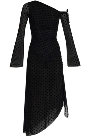 MISBHV Logo-flocked midi dress