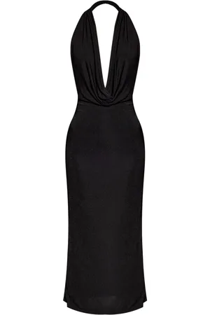 MISBHV Cowl-neck midi dress