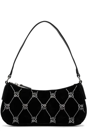 HUGO BOSS Rhinestone-embellished velvet bag