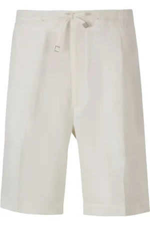 LARDINI Linen bermuda shorts