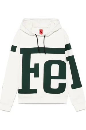 FERRARI Logo-print hoodie