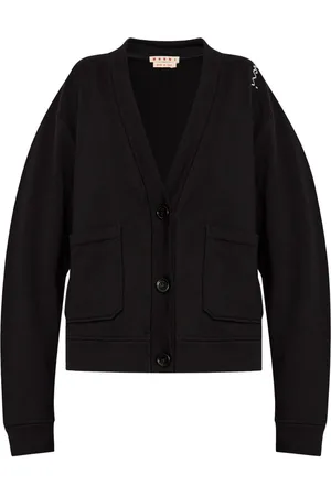 Marni Embroidered-logo cardigan