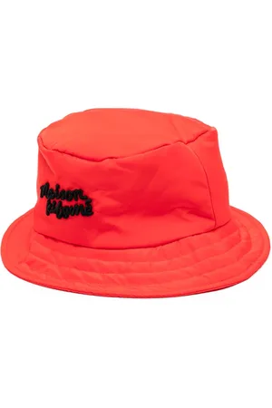 Maison Kitsuné Logo-embroidered bucket hat