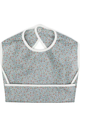 BONPOINT Leaf-print bib
