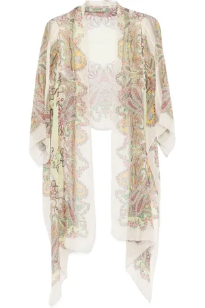 Etro Paisley-print silk cape
