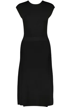 YVES SALOMON Knitted wrap dress