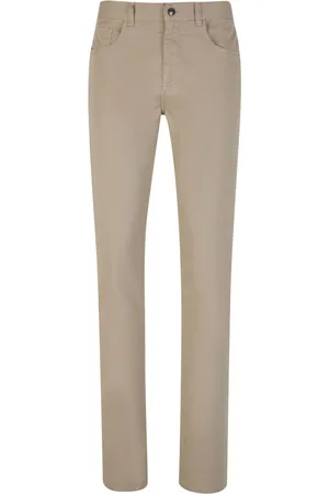 CANALI Mid-rise straight-leg trousers
