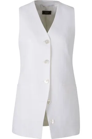 PESERICO SIGN V-neck buttoned vest