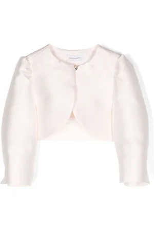MONNALISA Cropped twill jacket