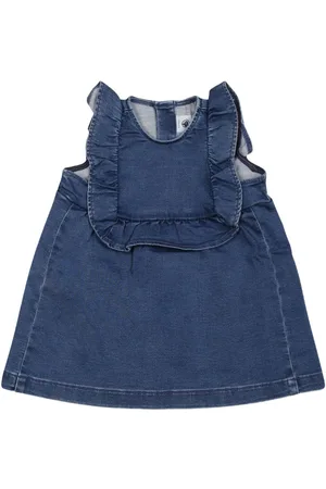 Petit Bateau Sleeveless denim dress