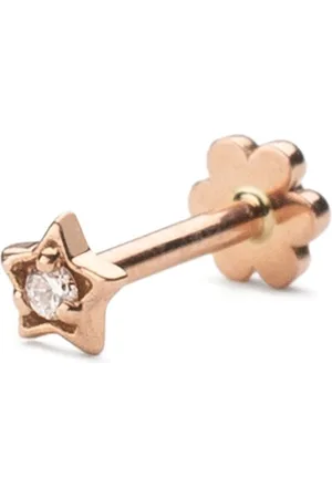 Maria Tash 18kt rose gold Solitaire Star single earring
