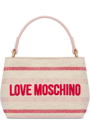 Moschino Logo-embroidered tote bag