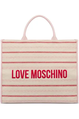 Moschino Logo-embroidered tote bag