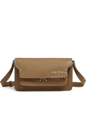 Marni Trunk decorative-stitch shoulder bag