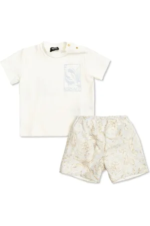 VERSACE Cotton t-shirt and shorts set