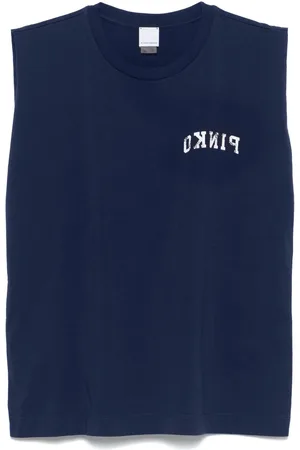 Pinko Logo-print tank top
