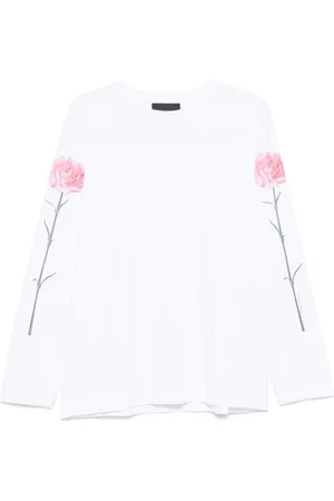 Simone Rocha Carnation-print T-shirt