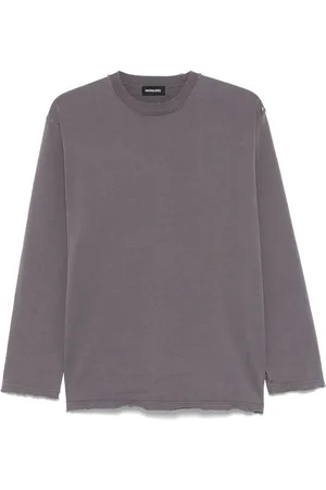 Mainless Distressed long-sleeve sweatshirt