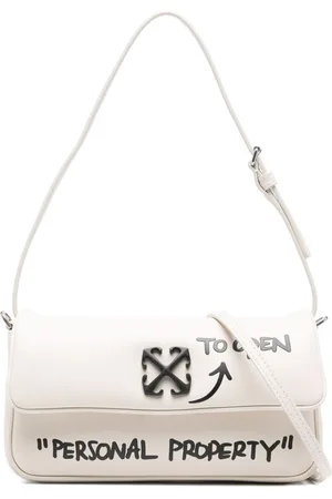 OFF-WHITE Jitney 0.7 Quote clutch bag