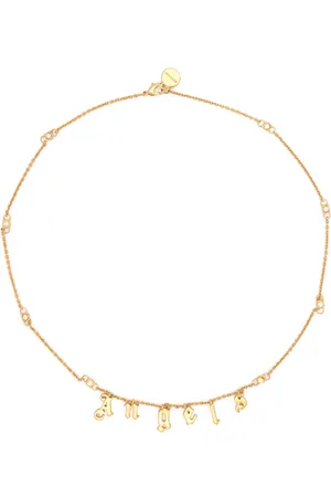 Palm Angels Angels logo necklace